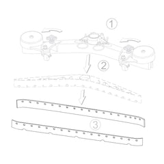 Taski Squeegee Blade Kit (Front & Rear)